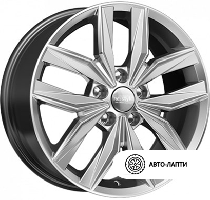 Диск КиК ZV Hyundai i40 КС774 7x17 5/114.3 ET45  D67.1 SH74070. Литой, Антрацитовый